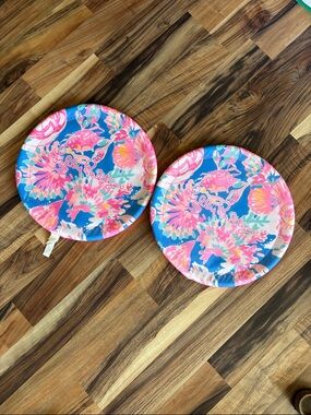 Lilly Pulitzer Beach Pool Accessory Flying Disks
